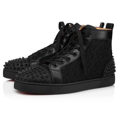 Zapatillas Lou Spikes 2 Christian Louboutin Hombre - Negros - 1215089J297